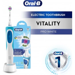 Oral-B VITALITY PLUS PRO WHITE 充電電動牙刷 (美白牙齒) \\使用牙醫靈感的拋光杯有效清潔和自然美白牙齒//